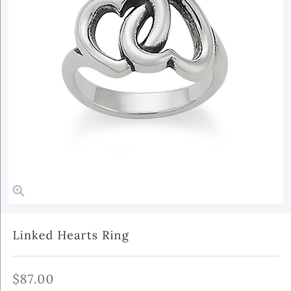 James avery linked hearts ring